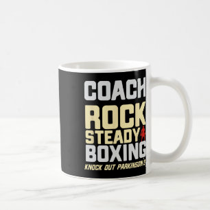 Taza De Café Entrenador de boxeo Rock Steady Beat Parkinson