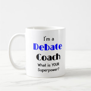 Taza De Café entrenador de debate