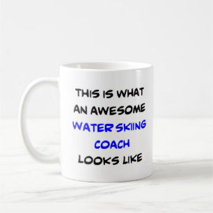 Taza De Café entrenador de esquí acuático, impresionante