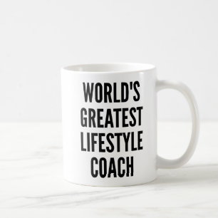 Taza De Café Entrenador de estilo de vida más grande del mundo