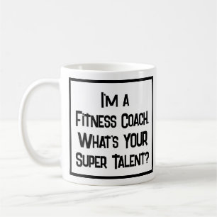 Taza De Café Entrenador de Fitness Super Talent. Coffee Mug