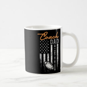 Taza De Café Entrenador de Fútbol Americano Papá Como Un Papá N