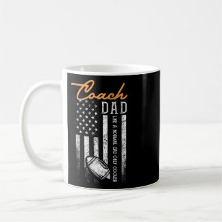 Taza De Café Entrenador de fútbol americano Papá como un papá n