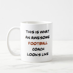 Taza De Café entrenador de fútbol, genial