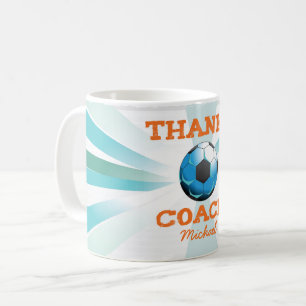 Taza De Café Entrenador de fútbol gracias, Naranja en estelares