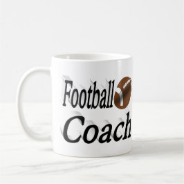Taza De Café Entrenador de fútbol medio texto Café Mug