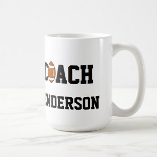 Taza De Café Entrenador de fútbol personalizado