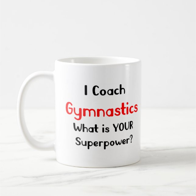 Taza De Café entrenador de gimnasia (Izquierda)