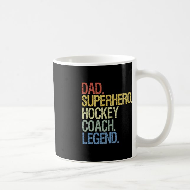 Taza De Café entrenador de hockey Gigante de jugador de hockey  (Derecha)