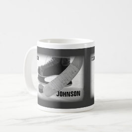 Taza De Café Entrenador de hockey sobre hielo gracias