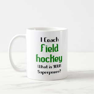 Taza De Café entrenador de hockey sobre hierba