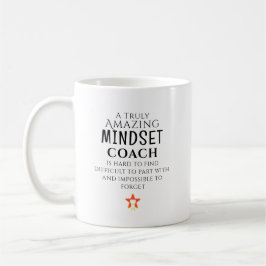 Taza De Café Entrenador de Mentalidad Increíble Difícil de Enco