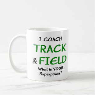 Taza De Café entrenador de pista y campo