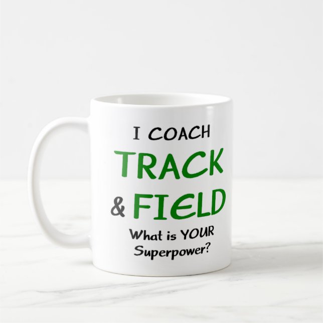 Taza De Café entrenador de pista y campo (Izquierda)