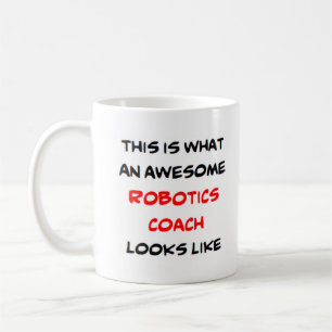 Taza De Café entrenador de robótica, increíble