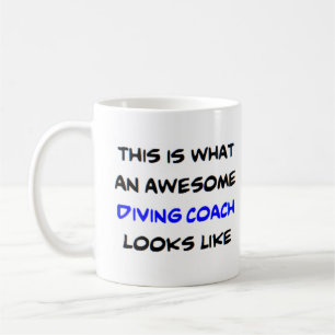 Taza De Café entrenador de submarinismo, genial