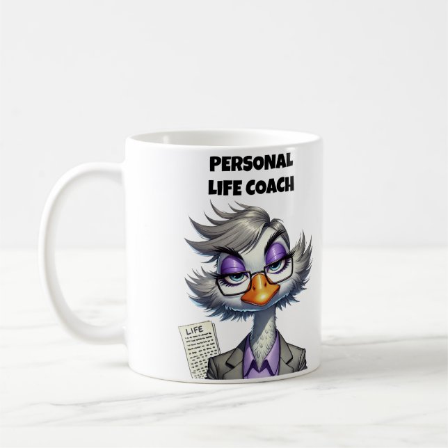 Taza De Café Entrenadora Personal de Vida Mamá (Izquierda)