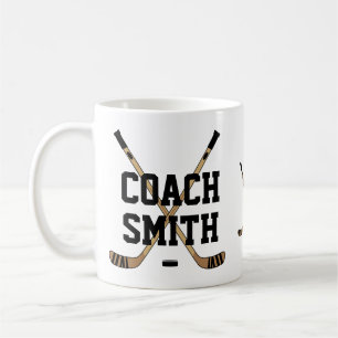 Taza De Café Entrenadores y entrenadores de hockey personalizad