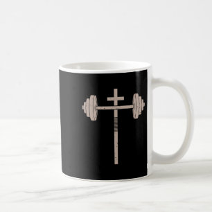 Taza De Café Entrenamiento Cristiano Mancuernas Cruz Barra Gimn
