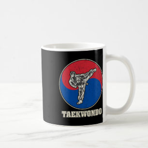 Taza De Café Entrenamiento de Arte Marcial de Taekwondo Kickbox