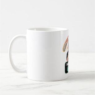 Taza De Café Entrenamiento de mi divertida cita de inteligencia
