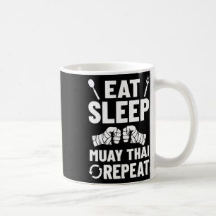 Taza De Café Entrenamiento de Muay Thai Luchador Kickboxing Pri