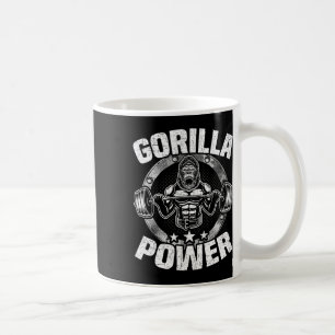 Taza De Café Entrenamiento de musculación con fuerza de gorila
