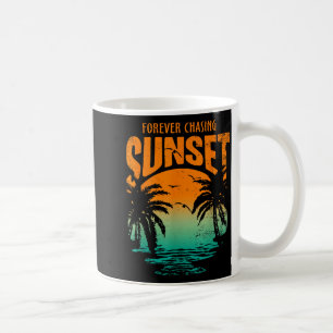 Taza De Café Entrenamiento de persecución del atardecer para si