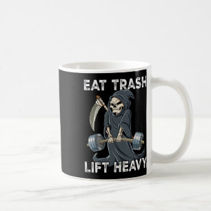 Taza De Café Entrenamiento De Peso De Gimnasio Reapper Comer El