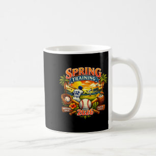 Taza De Café Entrenamiento de primavera 2026 Béisbol Diseño vin
