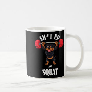Taza De Café Entrenamiento divertido de sentadillas de fitness 