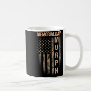 Taza De Café Entrenamiento Murph patriótico día memorial camufl