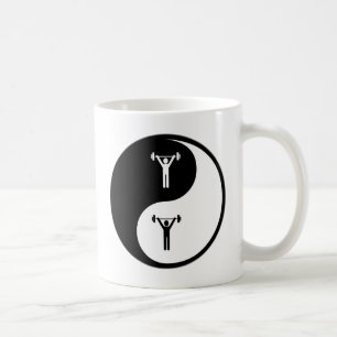 Taza De Café Entrenamiento personal de Yin Yang