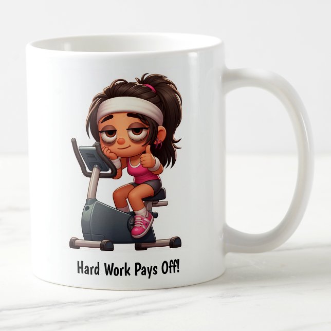 Taza De Café Entrenamiento Personalizable en Bicicleta Estática (Subido por el creador)