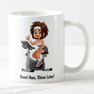 Taza De Café Entrenamiento personalizable en bicicleta estática