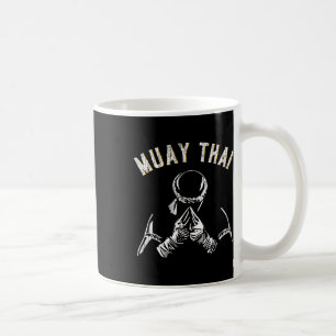 Taza De Café Entrenamiento Vintage de Muay Thai Mma Kickboxing