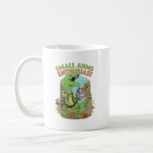 Taza De Café Entusiasta de armas pequeñas divertida pistola de  (Izquierda)
