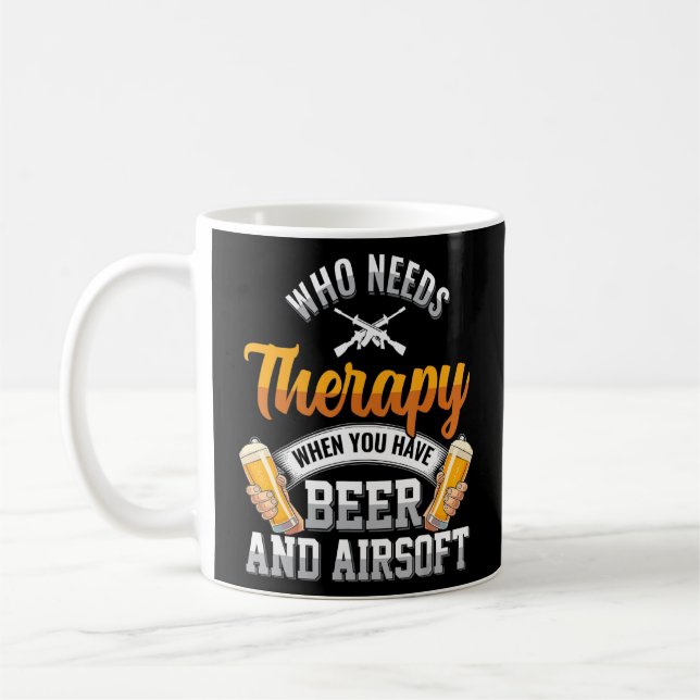 Taza De Café Entusiasta de deportes de tiro Airsoft Apuntar a l (Izquierda)