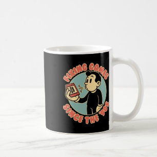 Taza De Café Entusiasta de juegos retro de estilo vintage de lo