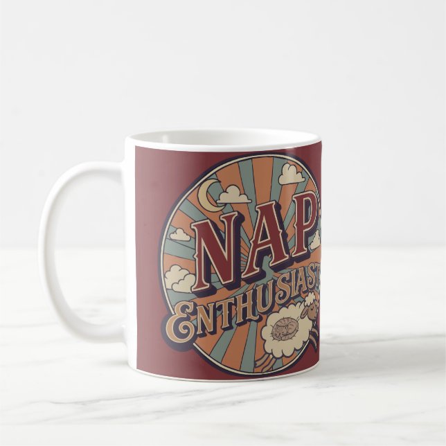 Taza De Café Entusiasta de las Siestas (Izquierda)