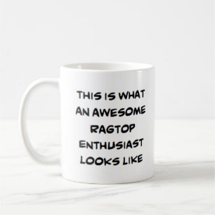 Taza De Café entusiasta de los ragtop, increíble