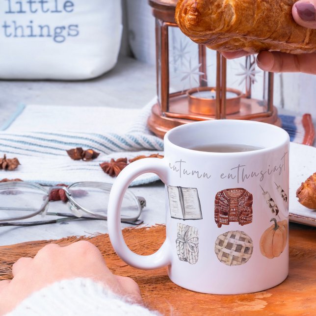 Taza De Café Entusiasta de otoño, fango de otoño (Subido por el creador)