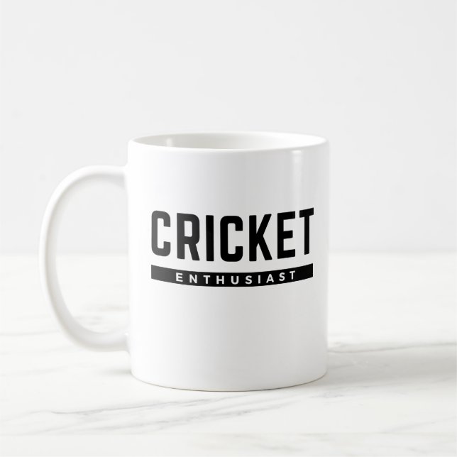 Taza De Café Entusiasta del críquet (Izquierda)