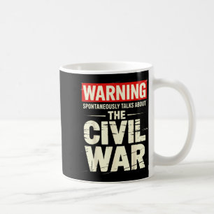 Taza De Café Entusiasta divertido de la Guerra Civil