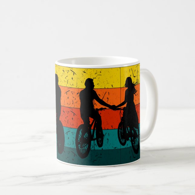 Taza De Café Entusiastas del ciclismo (Anverso derecho)