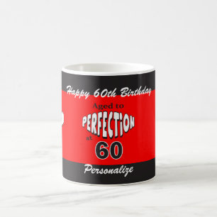 Taza De Café Envejecido a la perfección en el 60.o cumpleaños