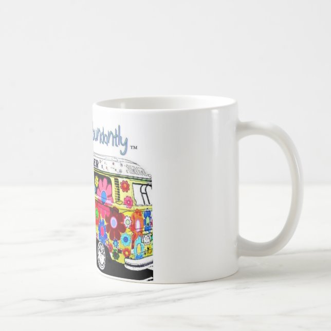 Taza De Café Envejecimiento abundante de Hippie Van Mug (Derecha)