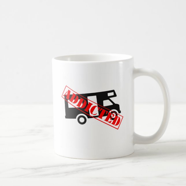 Taza De Café Enviciado a acampar (Derecha)