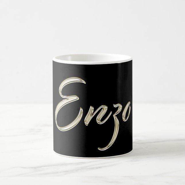 Taza De Café Enzo Name whitegold Tasse Teetasse Kaffeetasse (Centro)