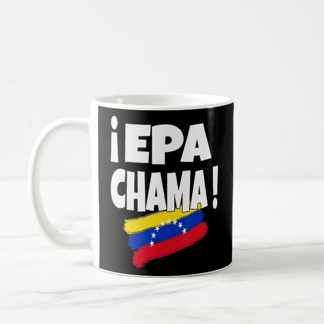 Taza De Café Epa Chama Venezuela Bandera Flannel Venezuela (Izquierda)
